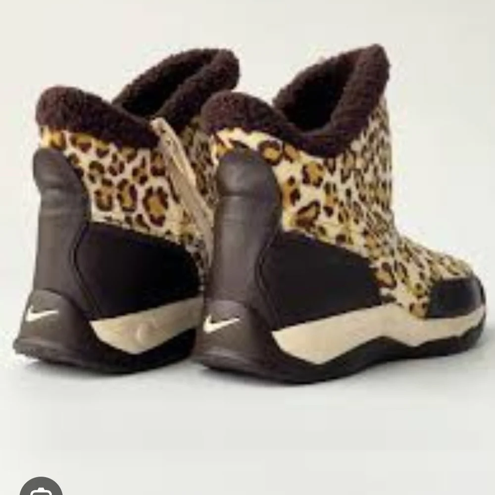 Nike Leopard Print Fur Boots